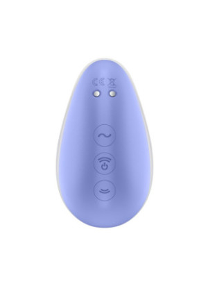 Stimulateur clitoridien par onde de pression sans contact et par vibration USB violet et rose, Pixie Dust Satisfyer - CC597836